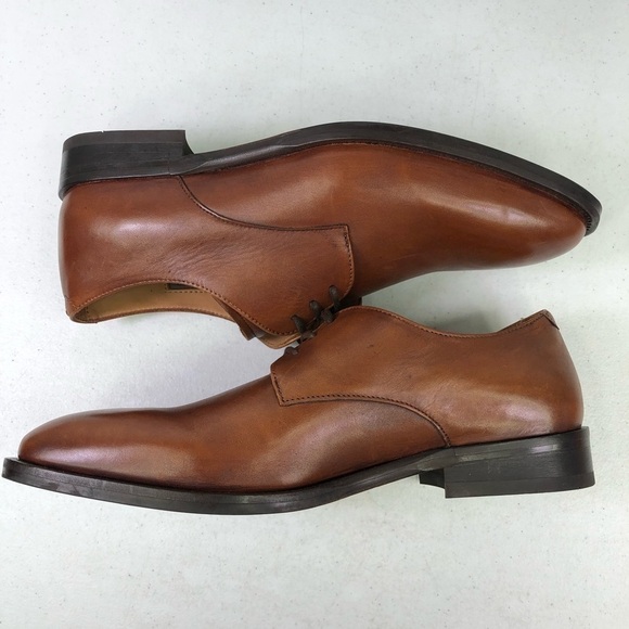 Vince Camuto Brown Leather Oxford Dress Shoes